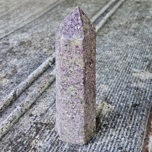 XL Polished Lepidolite Crystal Point Tower